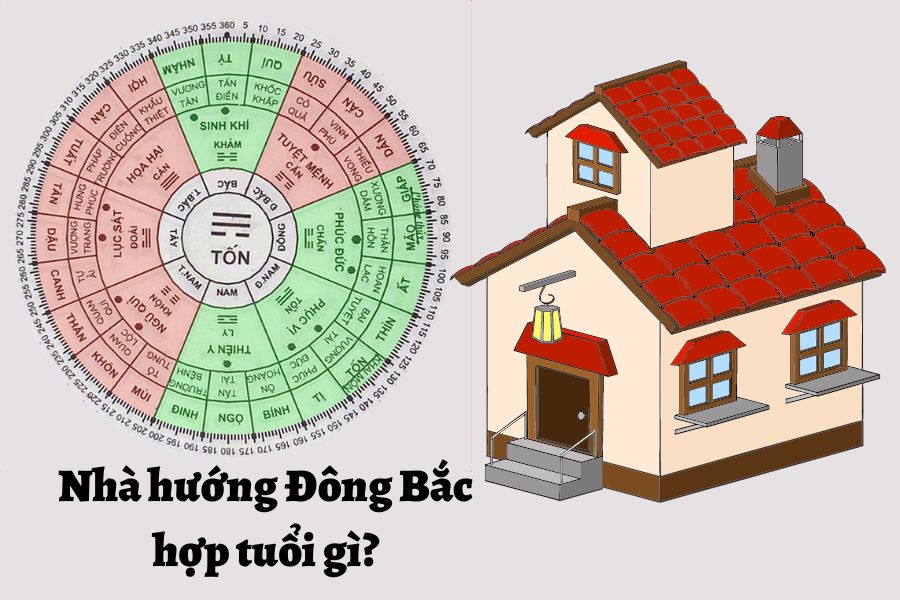 Nhà hướng Đông Bắc hợp với người tuổi nào?