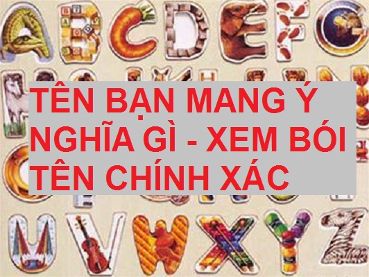 Xem tình yêu qua chữ cái đầu tiên của tên